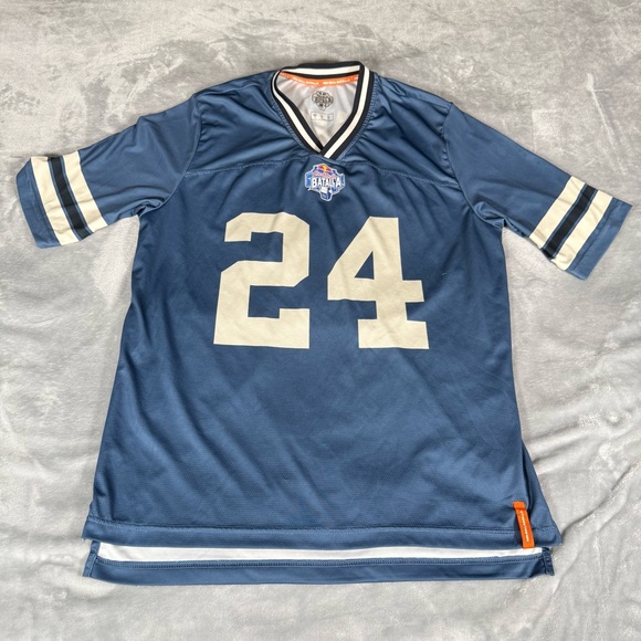 Redbull Other - Redbull Batalla Football Jersey #24 Mens Large Lightweight Spanish Blue
